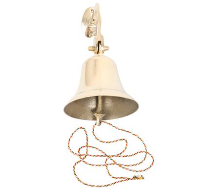 Bell ship's cord ringer brass 11cm