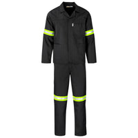 Quality 2pc Reflective Overall Conti-Suit Colours