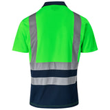 Surveyor Two-Tone Hi-Viz Reflective Golf Shirt