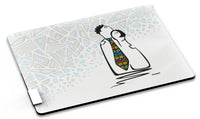 Andyc Mr & Mrs Smarty Pants Glass Serving Board