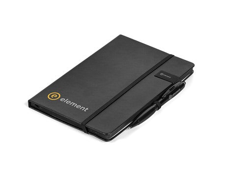 Century USB Notebook Gift Set - Black