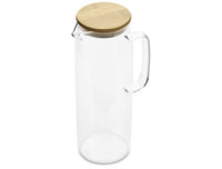 Okiyo Hamana Glass & Bamboo Water Jug - 1.5 Litre