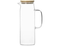 Okiyo Hamana Glass & Bamboo Water Jug - 1.5 Litre