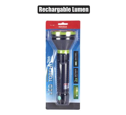 TORCH LED RECHARGEABLE 266 LUMEN