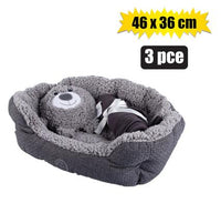 PET BED PUPPY STARTER PACK 3PCE 46x36cm