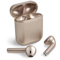 Liberty Tws Earbuds Rose Gold and White